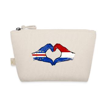 Mains du drapeau du Cap-Vert en forme de cœur utilisées - Trousse biologique - nature - Devant