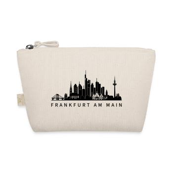 Skyline Frankfurt am Main - Bio-Täschchen - Natur - Vorne