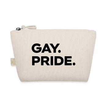 GAY Pride | LGBT | Love instead of hate - Organic Pouch - nature - Front
