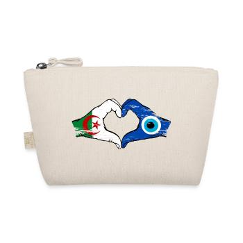 Drapeau du Nazar d’Algérie Mains Forme de cœur utilisée - Trousse biologique - nature - Devant