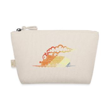 Railway Retro Look - Organic Pouch - nature - Front