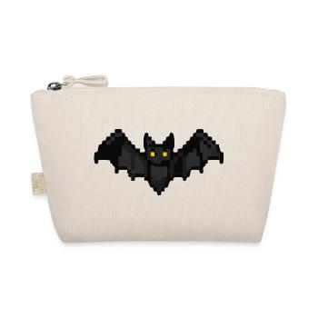 Fledermaus Pixel - Bio-Täschchen - Natur - Vorne