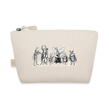 Vintage Insect String Band – Kontrabass - Bio-Täschchen - Natur - Vorne
