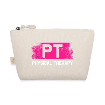 Thysical therapy PT Physiotherapie Physiotherapeut - Bio-Täschchen - Natur - Vorne