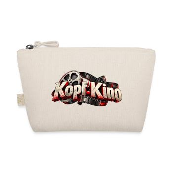 Kopf Kino Filmlogo mit Reel - Bio-Täschchen - Natur - Vorne