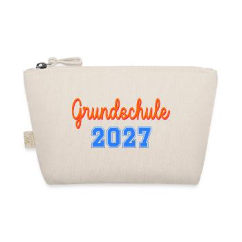 Einschulung Grundschule 2027 - Bio-Täschchen - Natur - Vorne