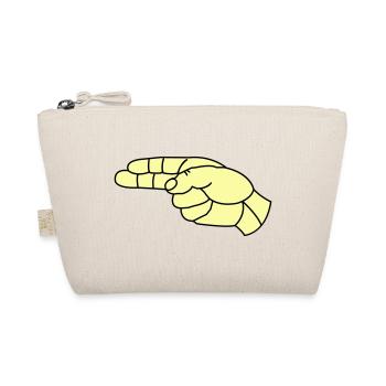 hand_pistole02 - Bio-Täschchen - Natur - Vorne