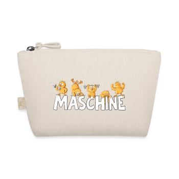 Maschine Küken Workout Fitness Kraftsport Humor - Bio-Täschchen - Natur - Vorne