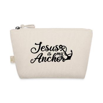 Jesus is my Anchor - Bio-Täschchen - Natur - Vorne