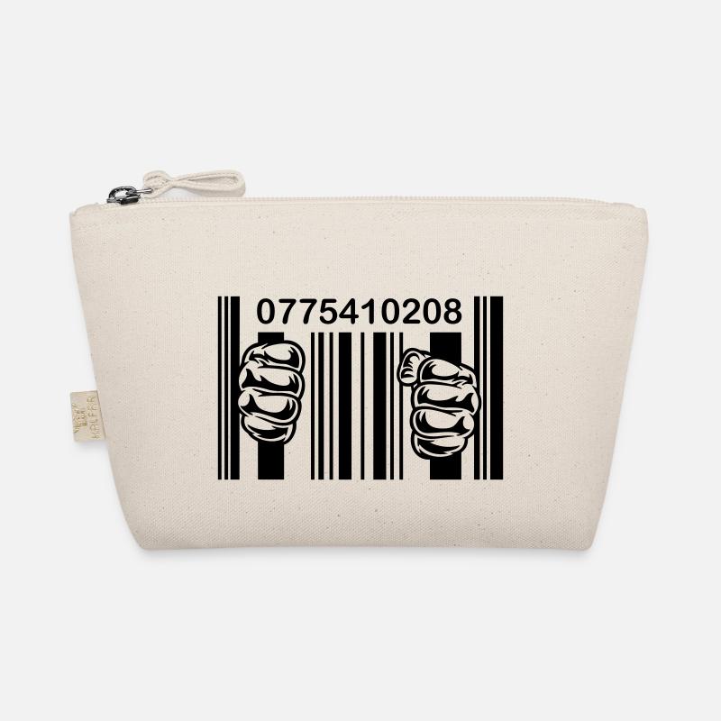 PRISON BARCODE - Organic Pouch - nature