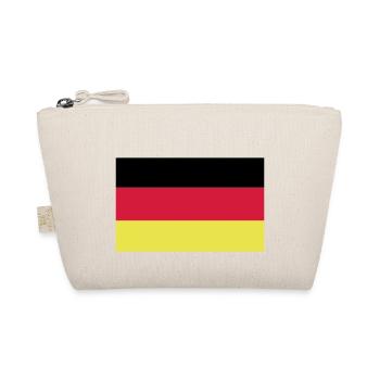 Deutsche Fahne - Bio-Täschchen - Natur - Vorne