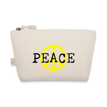 peace and love - Bio-Täschchen - Natur - Vorne