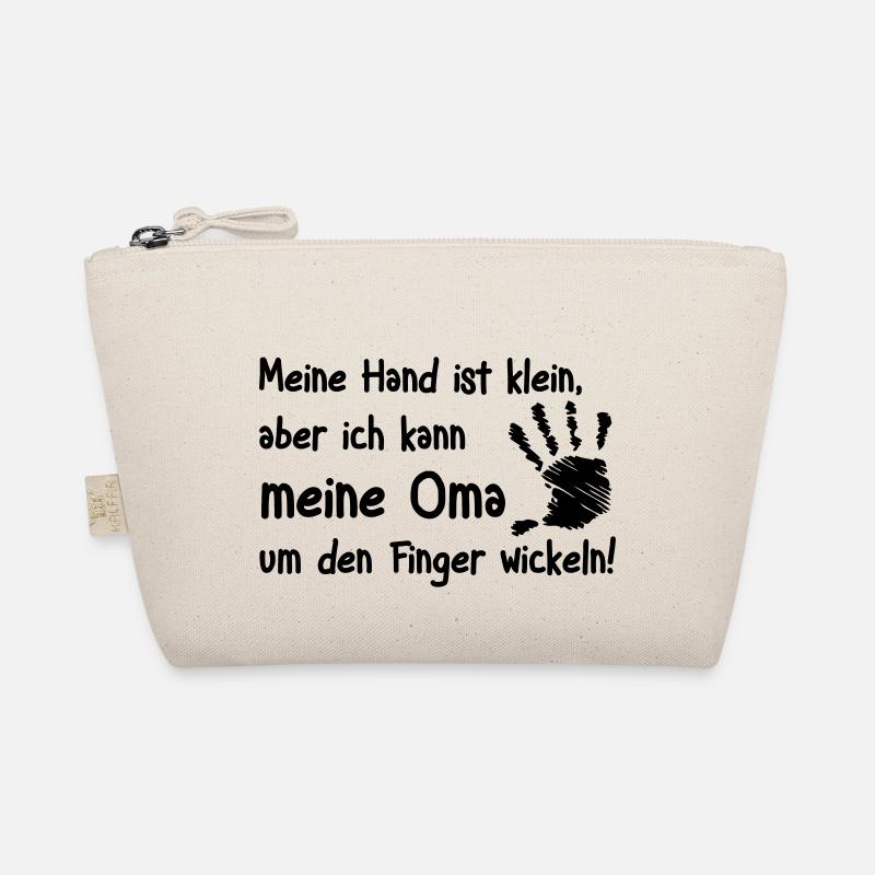 Oma um den Finger wickeln - Bio-Täschchen - Natur