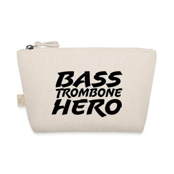 Bass Trombone Hero - Organic Pouch - nature - Front
