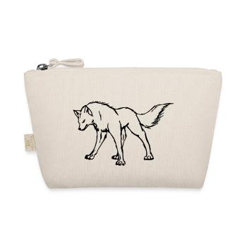wolf - Bio-Täschchen - Natur - Vorne
