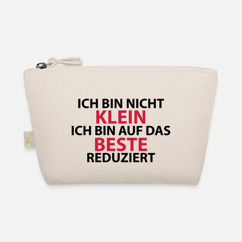 Ich bin nicht klein - Bio-Täschchen - Natur