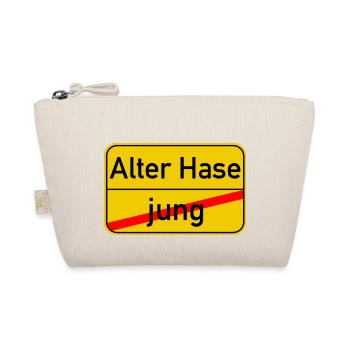 Ortsschild jung - Alter_Hase - Bio-Täschchen - Natur - Vorne