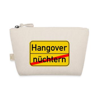 Ortsschild nüchtern - Hangover - Bio-Täschchen - Natur - Vorne