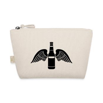 beer bottle wings 1c - Organic Pouch - nature - Front