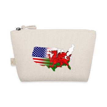 American Welsh Flag - Organic Pouch - nature - Front