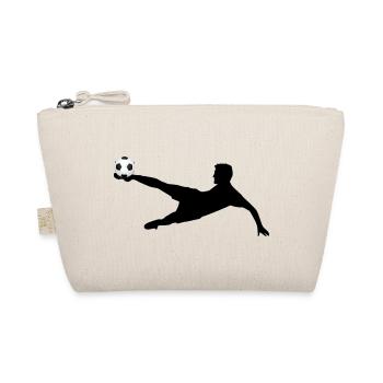 Fußball / Fallrückzieher - Bio-Täschchen - Natur - Vorne