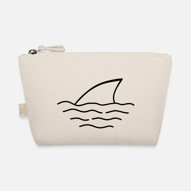 shark - Bio-Täschchen - Natur