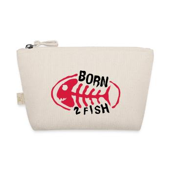 fish_born_logo_f2 - Organic Pouch - nature - Front