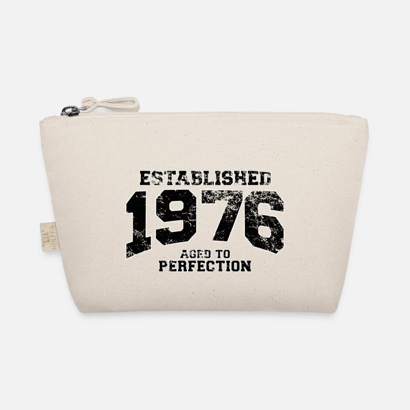 established 1976 - aged to perfection - Bio-Täschchen - Natur