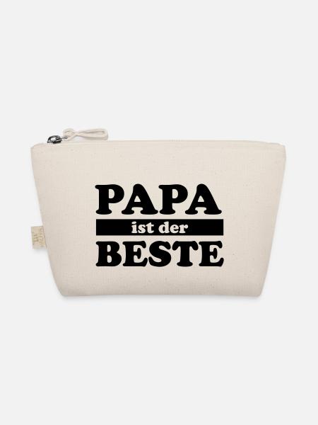 Papa is the best - Organic Pouch - nature