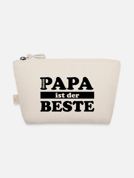 mein_papa_ist_der_beste - Organic Pouch - nature
