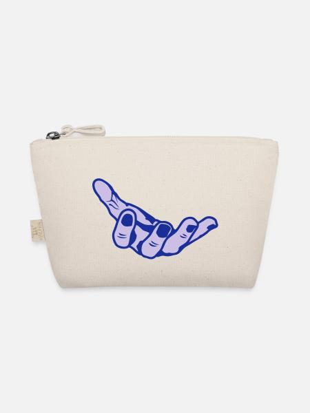 hand open hand open offene mano - Organic Pouch - nature