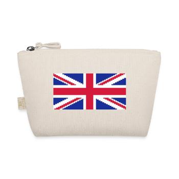 Union Jack Pixel UK Flag - Bio-Täschchen - Natur - Vorne
