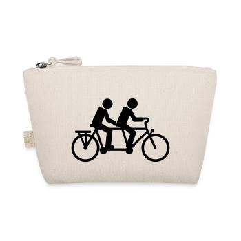 Tandem Bicyclette vélo - Trousse biologique - nature - Devant