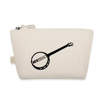 musical instrument plectrum banjo - Organic Pouch - nature - Front
