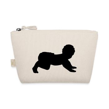 Crawling Baby - Organic Pouch - nature - Front