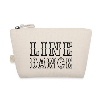 Line Dance Outline - Organic Pouch - nature - Front