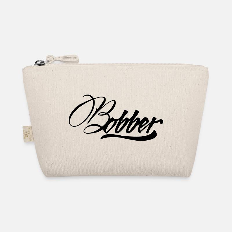 bobber motorrad biker chopper sticker aufkleber - Bio-Täschchen - Natur