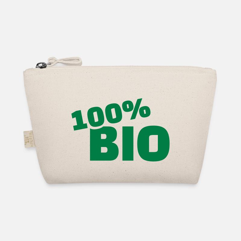 100% Bio - Bio-Täschchen - Natur
