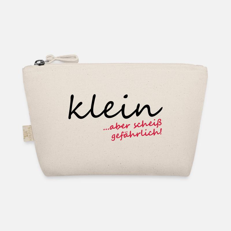 Klein aber scheiß gefährlich! - Bio-Täschchen - Natur