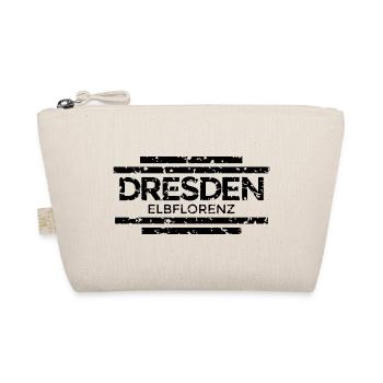 Dresden Elbflorenz (Vintage/Schwarz) - Bio-Täschchen - Natur - Vorne