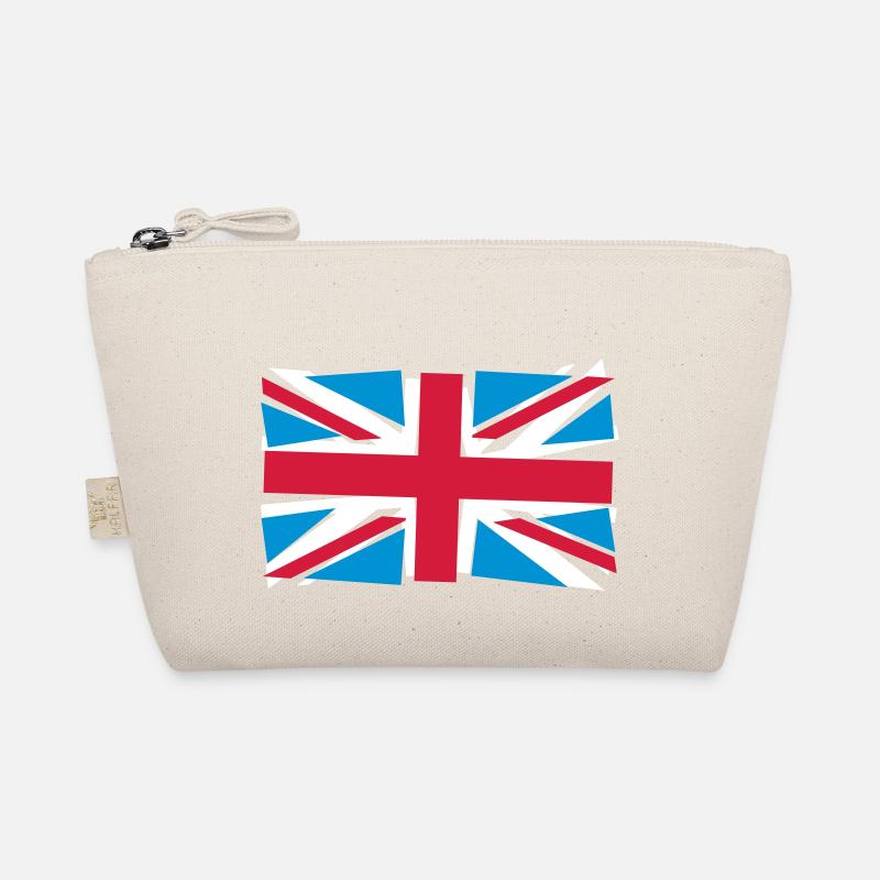 Crazy Union Jack Organic Pouch