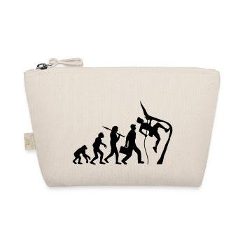 Climbing rope climbers evolution - Organic Pouch - nature - Front