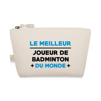 Badminton / Badiste / Tennis / Raquette / Sport - Trousse biologique - nature - Devant