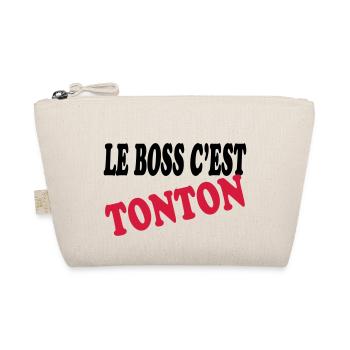Le boss c'est tonton - Bio-Täschchen - Natur - Vorne