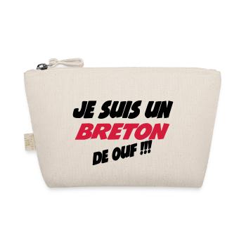 Je suis un breton de ouf !!! - Trousse biologique - nature - Devant