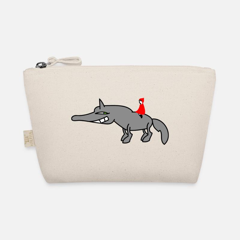 Wolf mit Rotkäppchen Bio-Täschchen