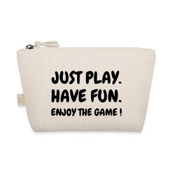 Quote - Sport - Training - Racket - Fun - Play - Bio-Täschchen - Natur - Vorne