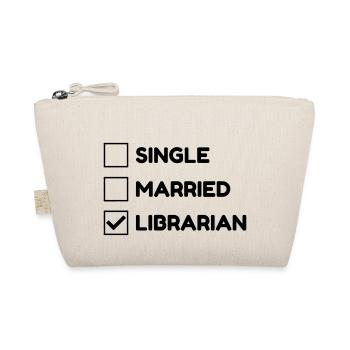 Bibliothek / Bibliothekar / Arbeit / Job - Bio-Täschchen - Natur - Vorne