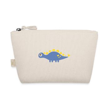 Dinosaure Stegosaurus bleu mignon - Trousse biologique - nature - Devant