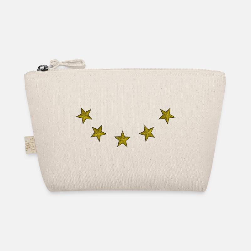 5 étoiles rondes dorées Trousse biologique